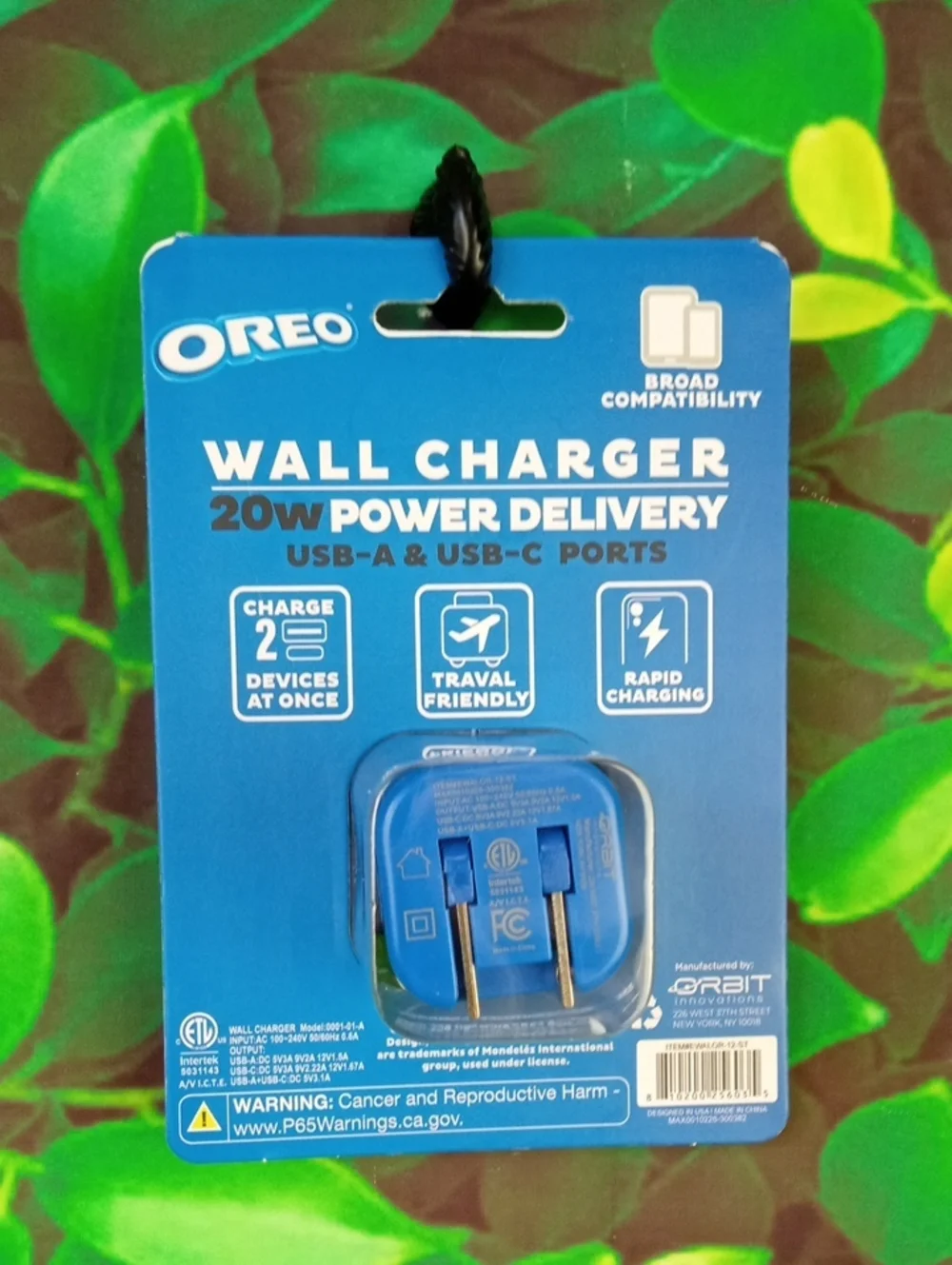 🥨🍒 Oreo Wall Charger 20W Power Delivery